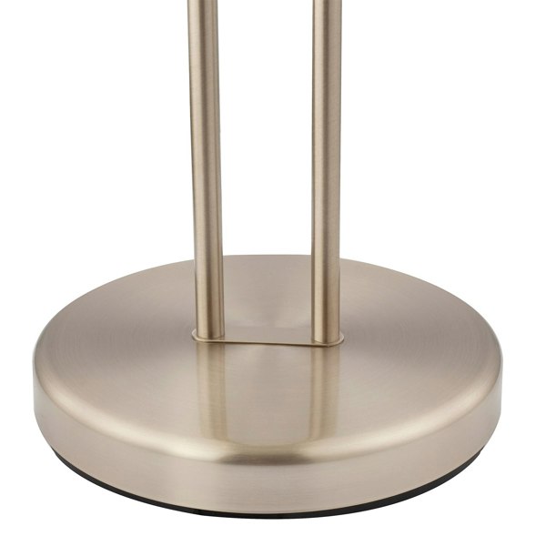 LED Mother and Child Floor Lamp in Satin Nickel with Rotary Dimmer Switches Image 5