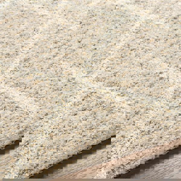 Livabliss Urban Shag-Geometric Beige Ivory Cream Soft Plush Pile Rug