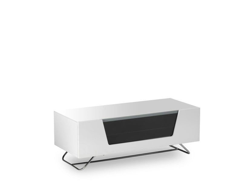 Dorel Home Chromium TV-Stand with 1 Flap White CRO2-1000CB-WHT