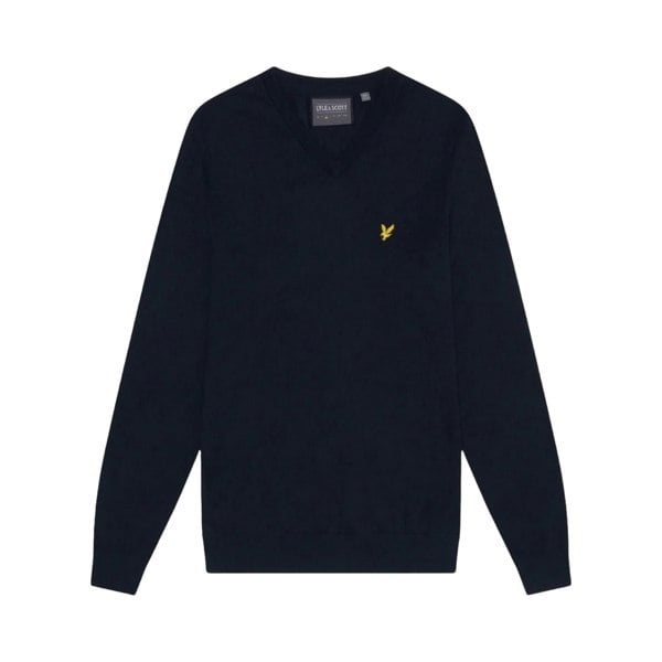 Lyle & Scott Mens V Neck Golf Jumper - Dark Navy