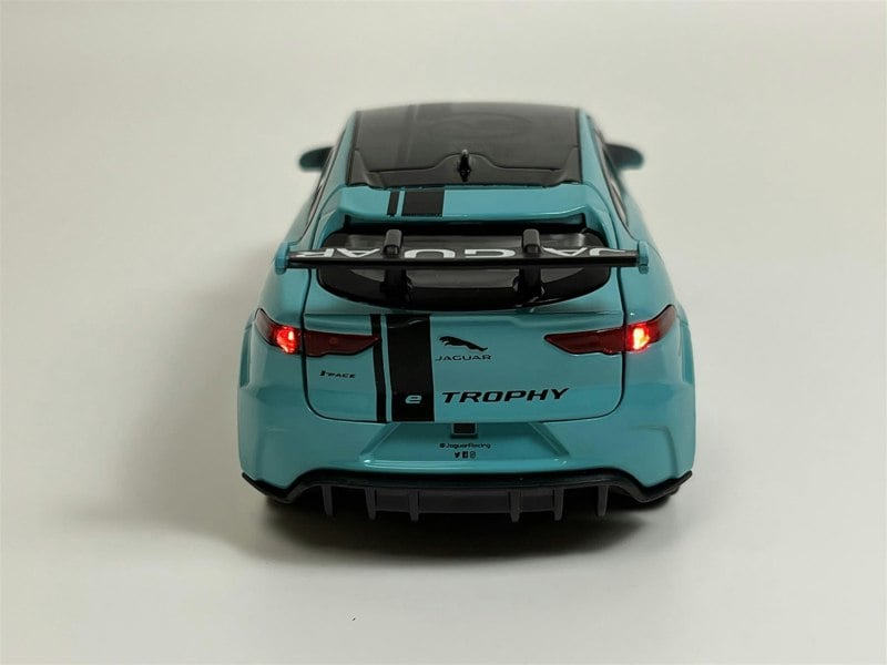 Tayumo Jaguar I Pace E Trophy LHD Light & Sound Blue 1:32 Scale - 32110010