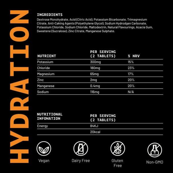HIRO Hydration Tablets - Lemon & Elderflower (6 Pack)