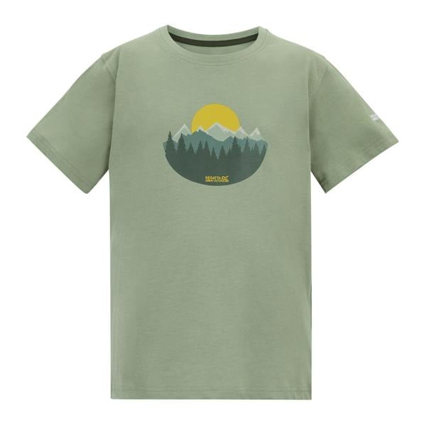 Regatta Childrens/Kids Bosley Sunset T-Shirt - Sage Green