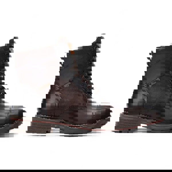 Pikolinos York - Men's Olmo Brown Lace Up Leather Ankle Boots