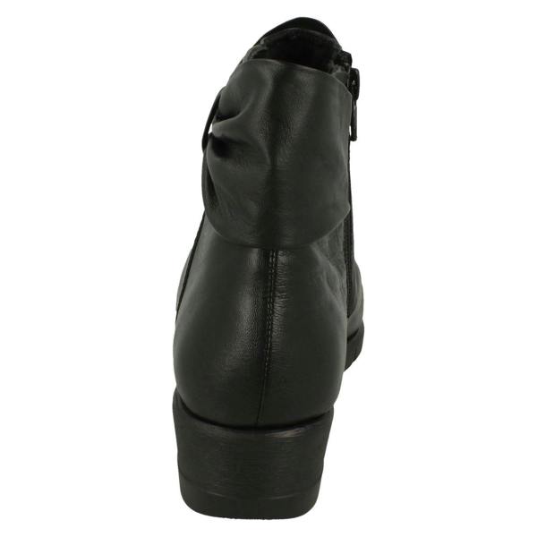 Padders Ladies Padders Bow Detailed Ankle Boots Cedar