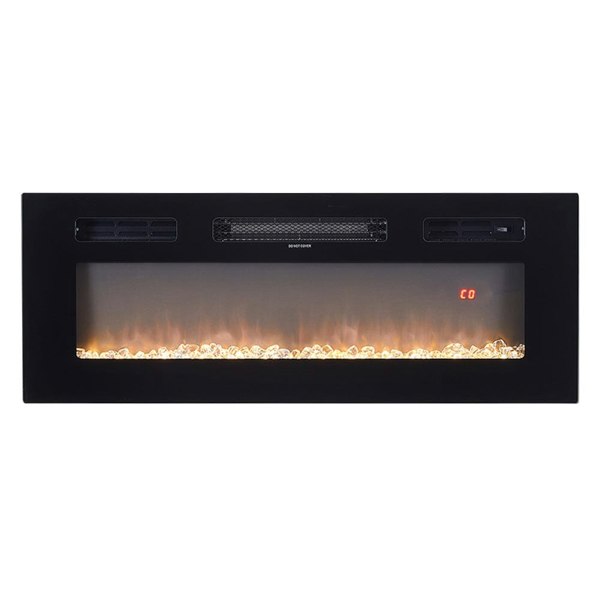 Modern Electric Fireplace TV Stand with Adjustable Flames and Stylish Storage Living and Home