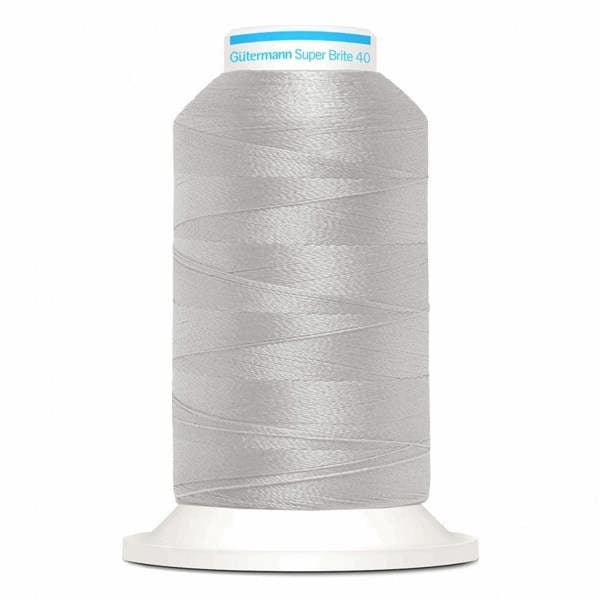 Gutermann Super Brite Polyester 40 Embroidery Thread 1000m Polyester Thread Suitable For Embroidery