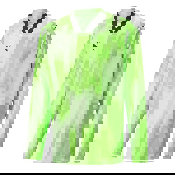 Puma Childrens/Kids Teamtarget Long-Sleeved Goalkeeper Jersey - Lime - 