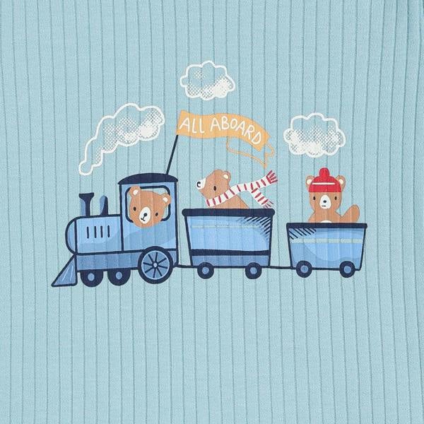 Baby Boys 3pk Printed T-Shirt, Multicolour - Minicuddles