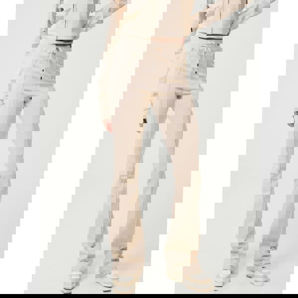 Pink Vanilla Pin Tuck Jersey Flares