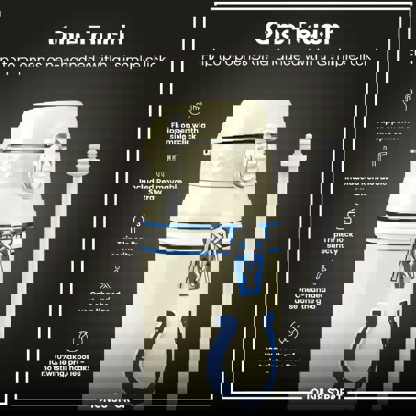 ION8 NFL x ION8 Insulated Steel Water Bottle, NFL Colts, 750ml (24oz)