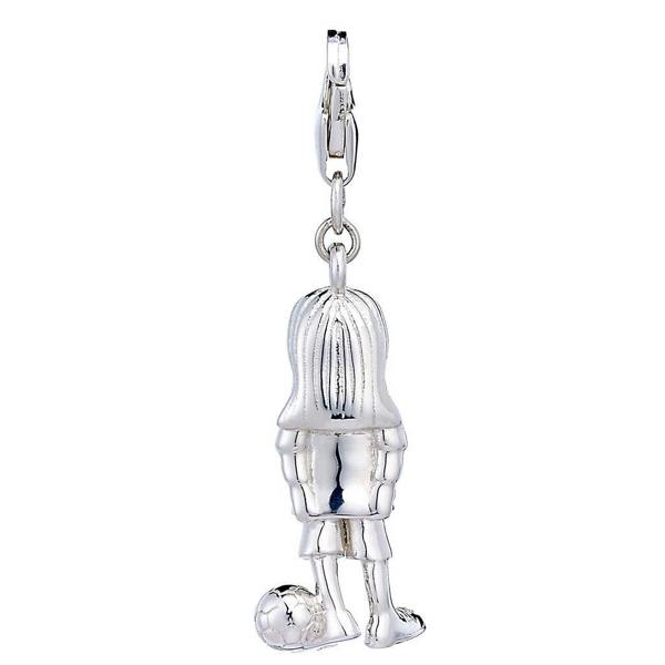 Sterling Silver Footballer Charm - MYLEE London