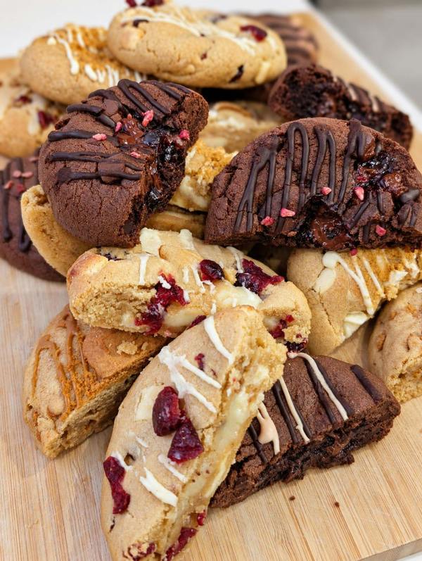 Vegan Christmas Festive Filled Cookies Mixed Box