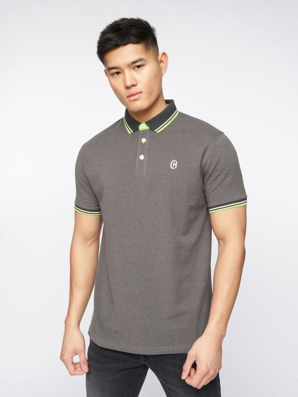 Crosshatch Britmane Polo Grey