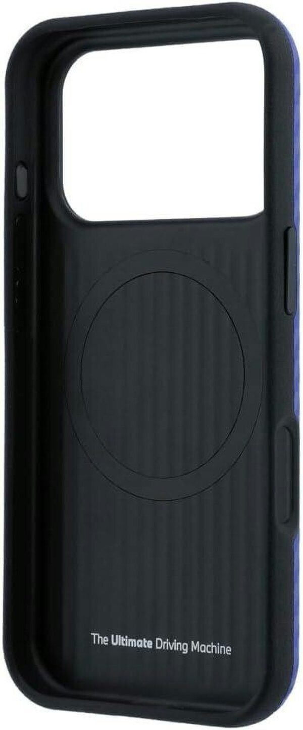 BMW M Carbon Printed Ring Case with MagSafe for iPhone 17/18 Pro Max 6.9" Blue - BMHMP18X26SWPCMBB