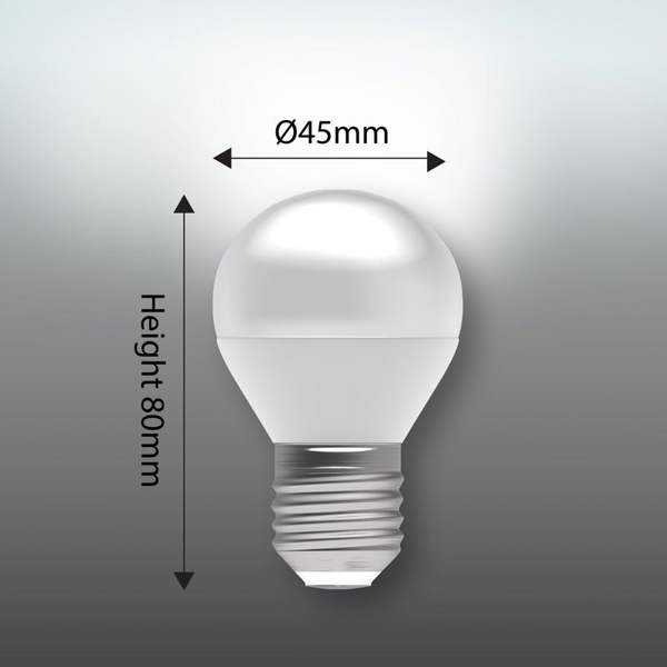 BELL Lighting Dimmable E27 LED Golf Ball Bulb 4.7W Light Bulb