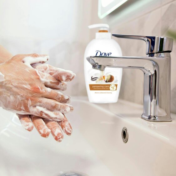 Dove Moisturising Hand Wash Pampering Care with Shea Butter & Vanilla 250ml,24Pk