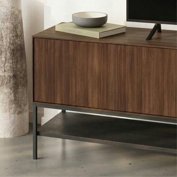 Decortie Amira 180cm Modern TV Stand, Entertainment Centre with Metal Legs & Push-to-Open Doors