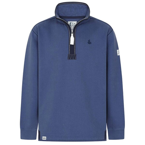 Lazy Jacks LJ40 - Quarter Zip Sweatshirt - Denim