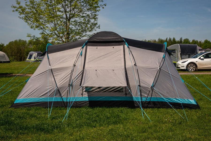 OLPRO Stafford Festival Bundle - Stafford 4.0 Tent, 2x Henwick Folding Chairs, 2x Hush Pattern Sleeping Bag and 2x Ponchos