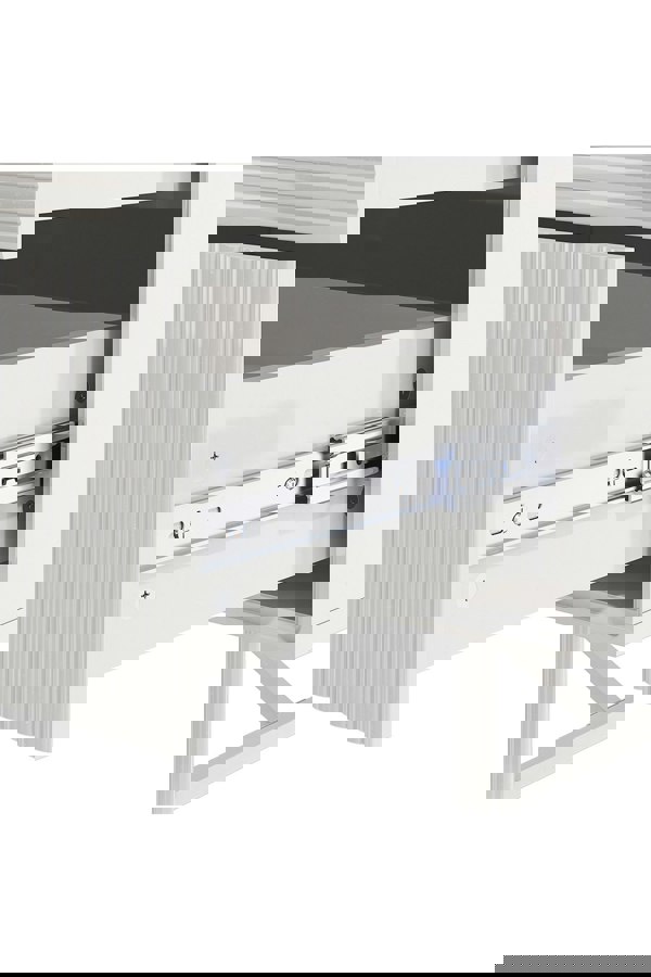 Living and Home 3-Tier Bedroom Striped Storage Cabinet