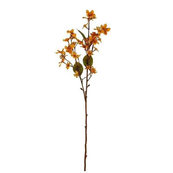 Wyld Haus Set of 3 Artificial Flowers Yellow Vernicia Fordii Sprays