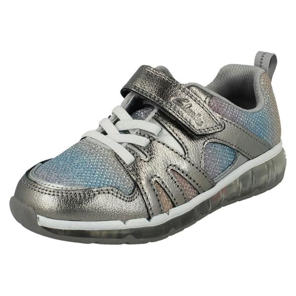 Clarks Girls Clarks GloMove Trainers Spark Sparky