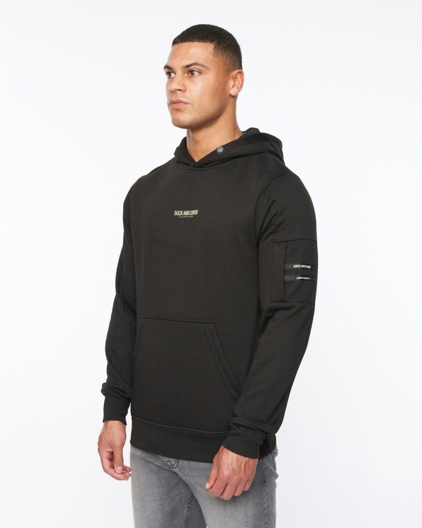 Duck and Cover Brammers Hoodie - Black