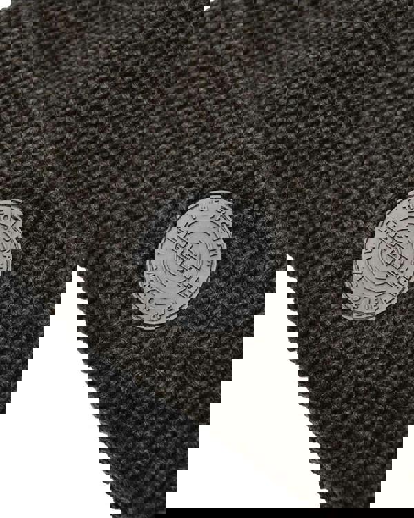 Lambretta Knitted Fleece Turn Up Bobble Skater Style Beanie Hat