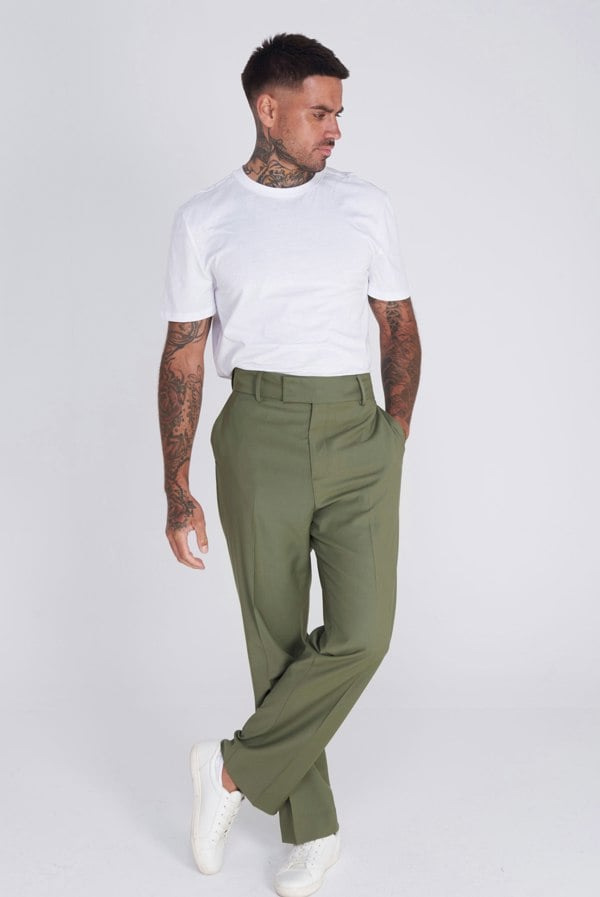 Harry Brown London Malaga Harry Brown Trouser in Khaki