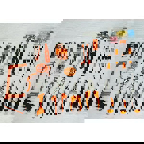 Gr8 Home Hand Tool Kit Set 160 Pcs General Household with Portable Storage Tool Box Case