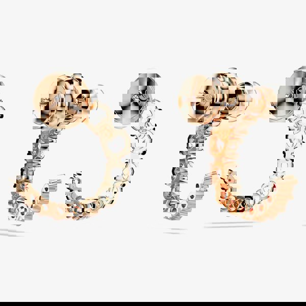 Swarovski Matrix Rose Gold Tone Plated Crystal Pearl Half Hoop Earrings 5692264