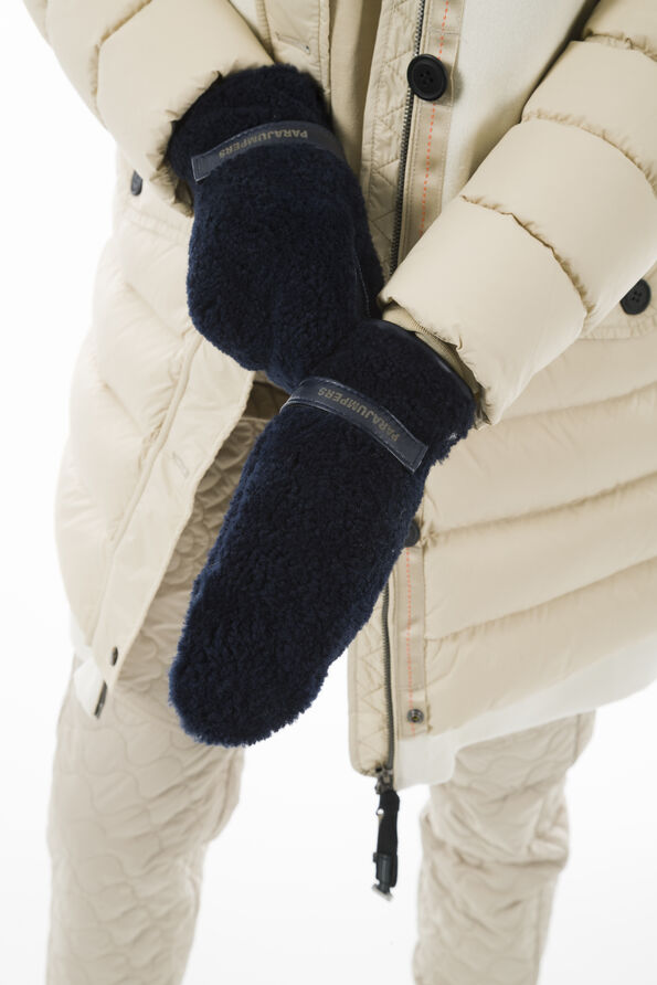 Parajumpers Fluffy Mittens Graphite Gloves - Blue