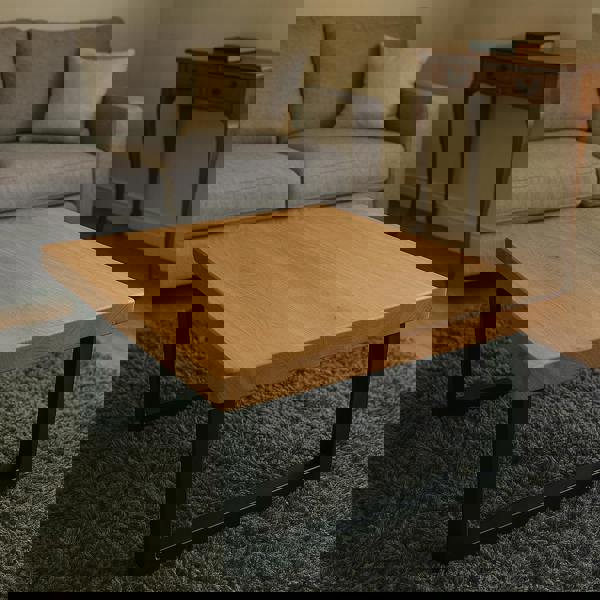 TRL Furniture Sleek & Slender Rustic Coffee Table