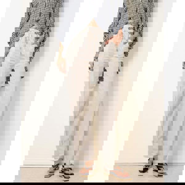 Blue Vanilla Seam Detail Trousers