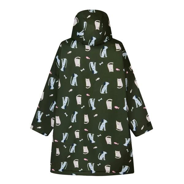 Regatta Childrens/Kids Cats & Dogs Waterproof Changing Robe - Dark Khaki - 
