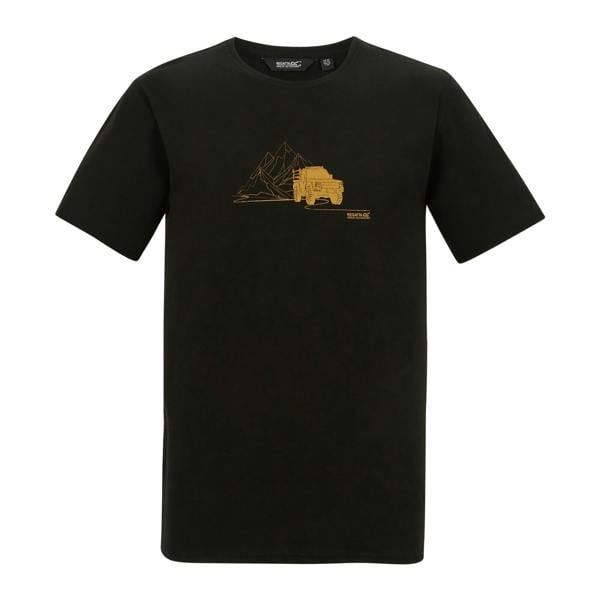 Regatta Mens Cline IX Desert Jeep T-Shirt - Black - 