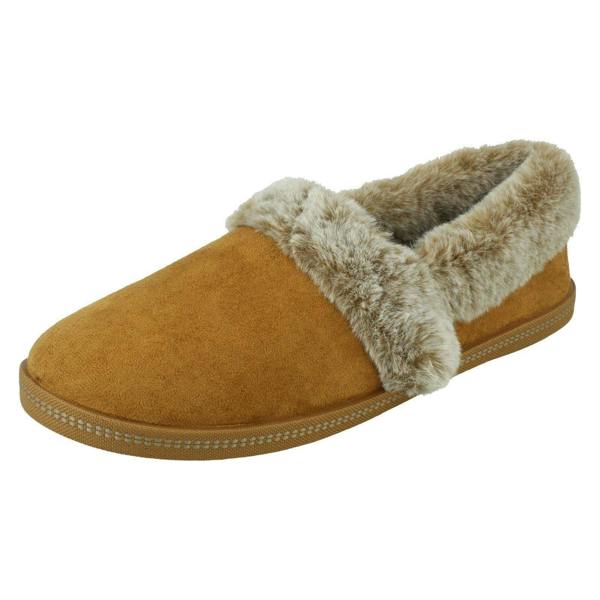 Skechers Ladies Skechers Cali With Memory Foam Vegan Full Slippers Team Toasty 32777