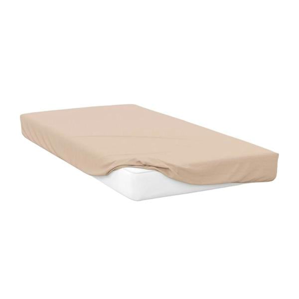 Belledorm 400 Thread Count Egyptian Cotton Fitted Sheet - Cream - 