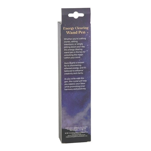 Serano Energy Clearing Aura Quartz Crystal Wand Pen