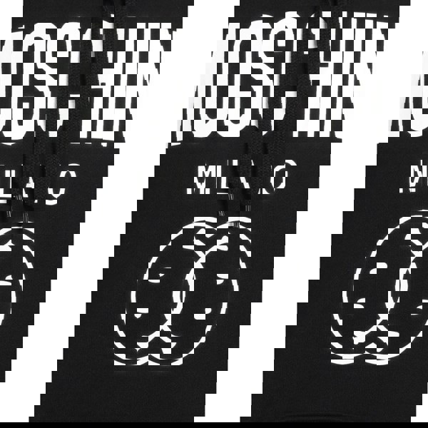 Moschino Double Smiley Black Hoodie