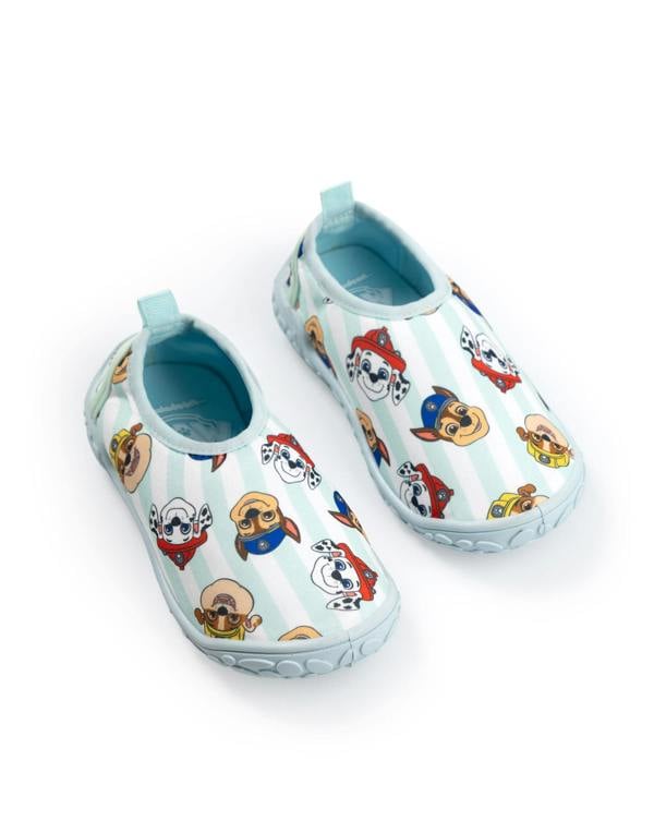 Paw Patrol Boys Blue Stripy Character Aqua Shoes