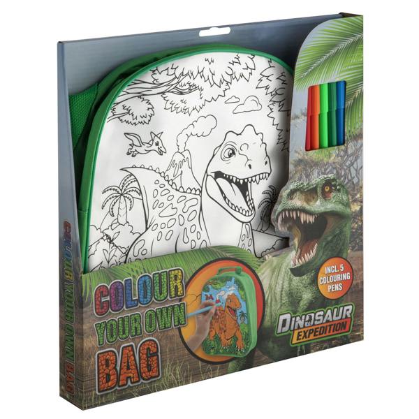 Dino colour your own bag