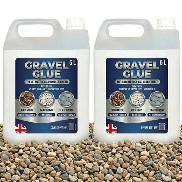 Ultimate Gravel Binder Glue Easy To Use Rock, Stone & Mulch Adhesive 