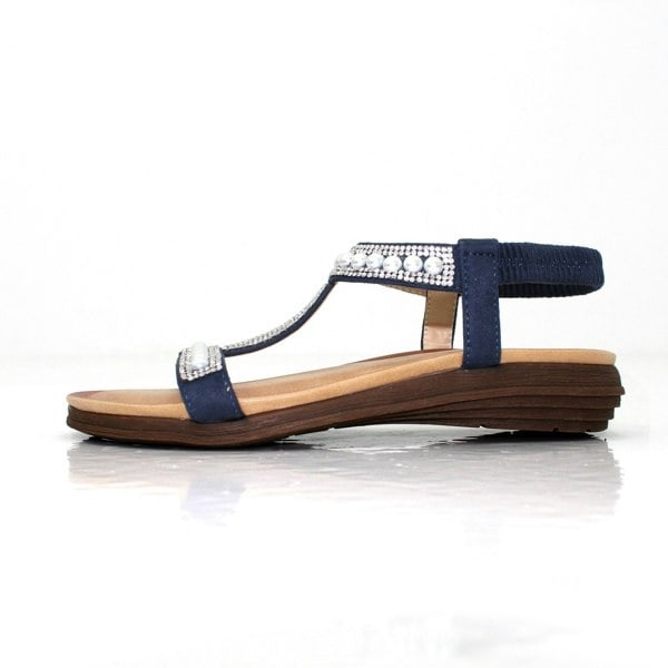 Lunar Women's Tancy Pearl Sandals - Blue