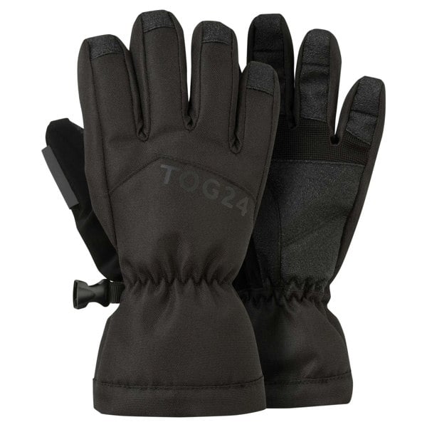 TOG24 Childrens/Kids Anderton Ski Gloves - Black