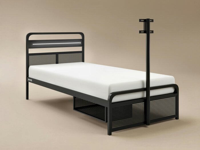 Recoil Panther Metal TV Bed with Storage