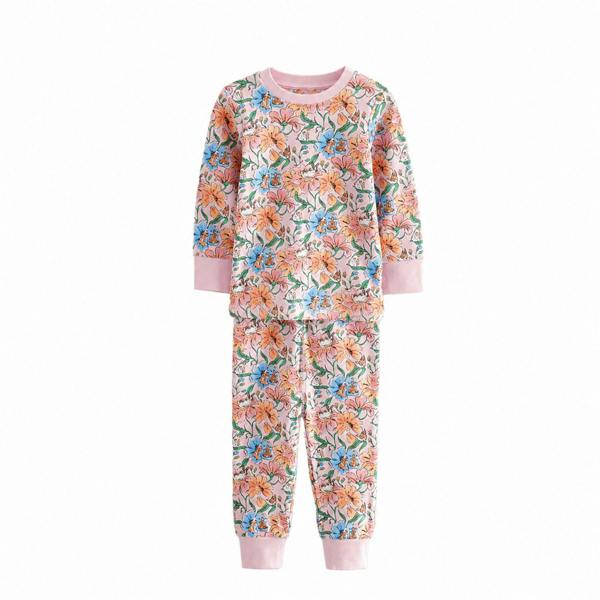 Cath Kidston Girls Snuggle Bunny Cotton Pyjama Set (Pack of 2) - Pink - 
