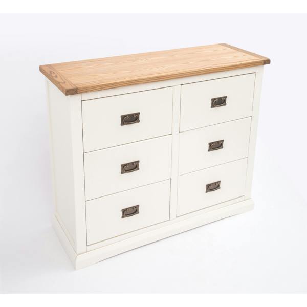 Cabinet Bits Cosenza 6 Drawer Chest of Drawers Bras Drop Handle