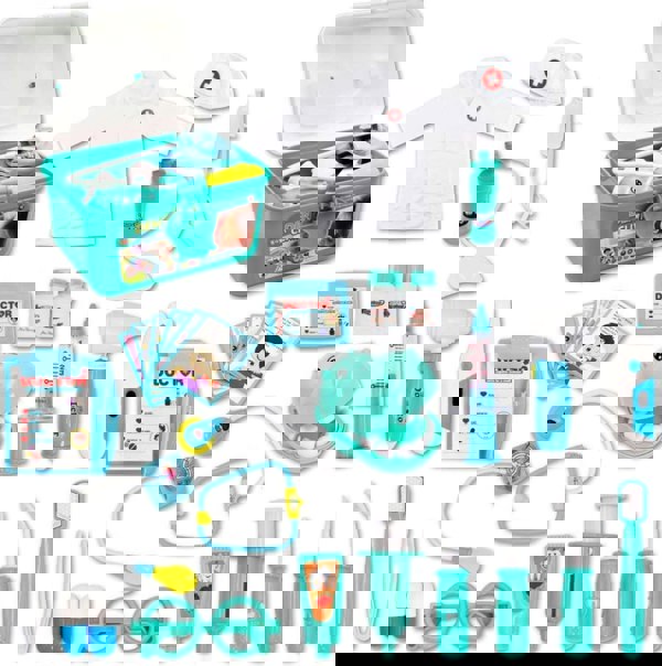 deAO Toys Kids Role Play Dentist Surgeon Vet Medical 30 Pcs